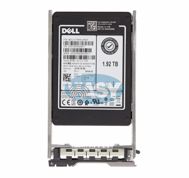 400AXPB Dell 1.92TB SSD SAS ISE Read Intensive 12Gbps 512 2.5in Hot